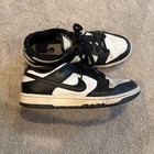 Women’s Nike Dunk Low Top. Black/White Leather.  Size 8.5. — photo 2