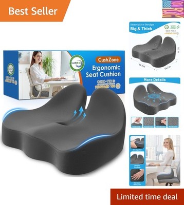 Multi-Use Ergonomic Seat Cushion for Desk, Car. and Wheelchair - Soothe Sciatica