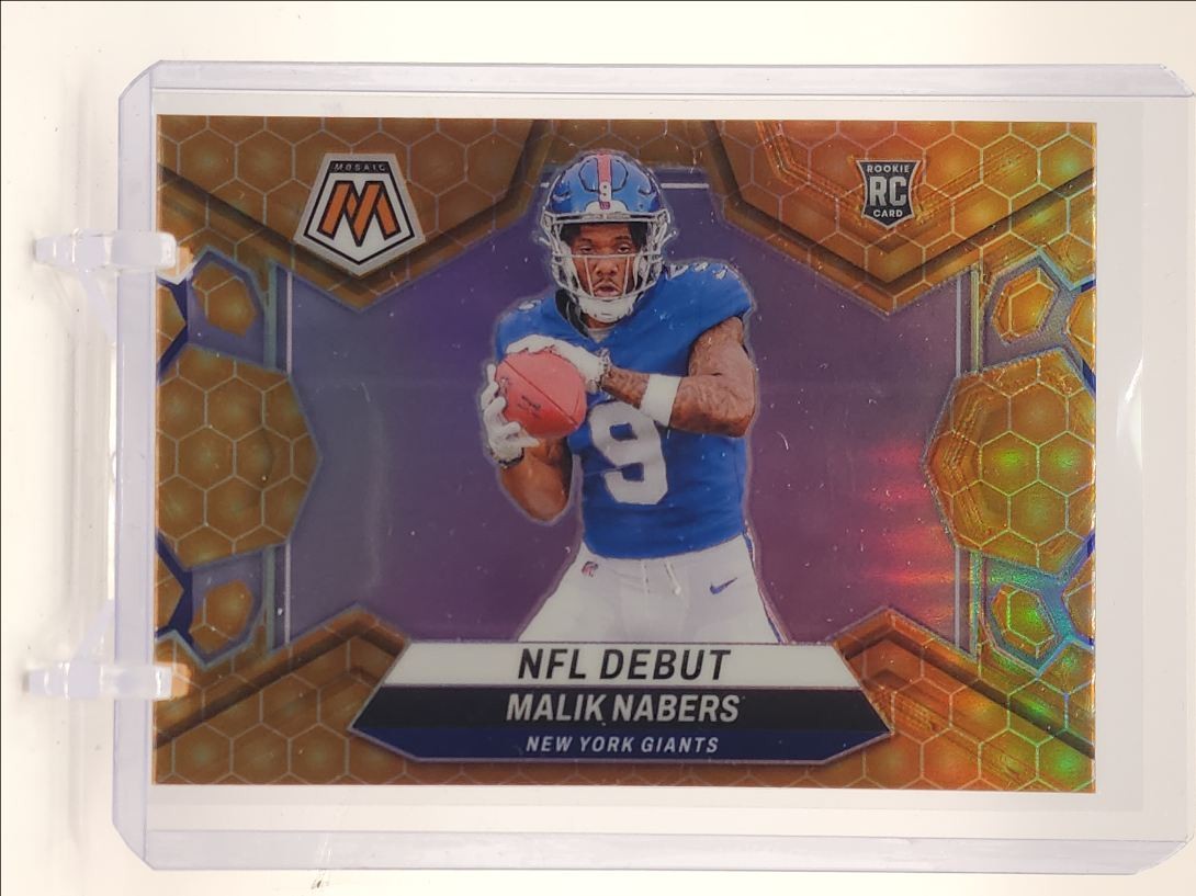 MALIK NABERS 2024 MOSAIC NFL DEBUT ROOKIE HONEYCOMB RC Q5478