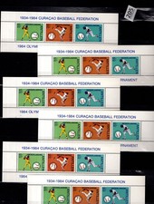 /// 6X NETHERLANDS ANTILLEN 1984 - MNH - SPORTS - BASEBALL 