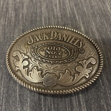 Jack Daniels Old No. 7 Brand Belt Buckle Vintage