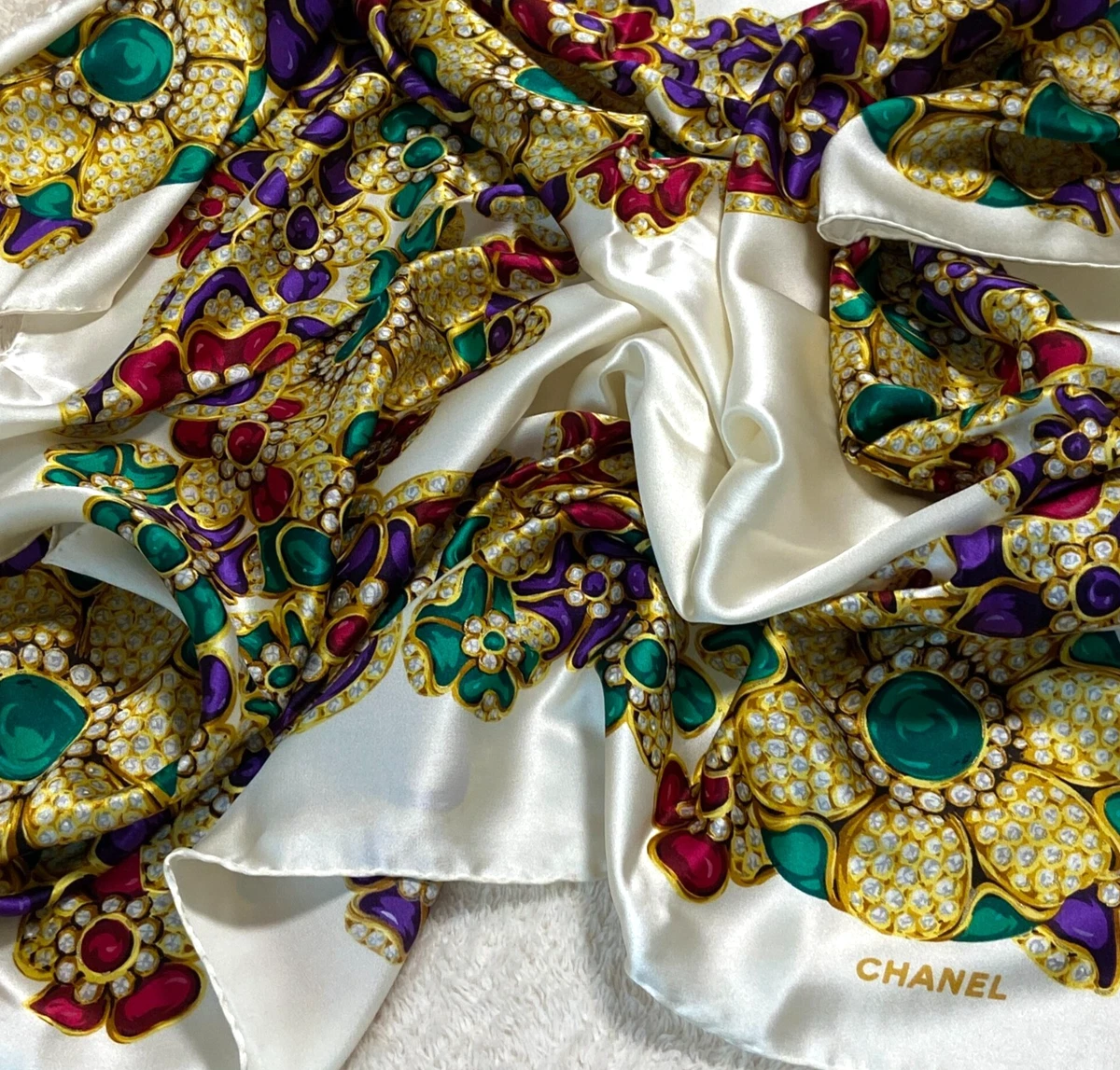 CHANEL Floral Scarves & Wraps for Women for sale | eBay