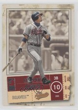 2005 Fleer Authentix Chipper Jones #58 HOF g2x
