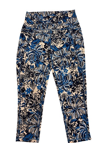 Lilly Pulitzer Women's South Beach High Rise Midi Low Tide Navy Pandarama XL - Picture 2 of 5