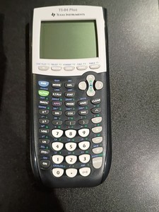 TI-84 Plus Graphing Calculator Tested Working W/Cover & USB Texas Instruments. 