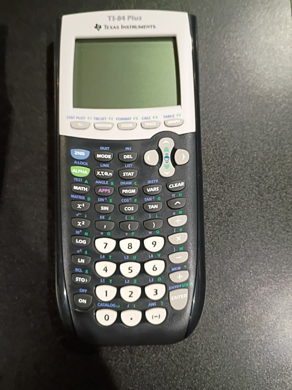 TI-84 Plus Graphing Calculator Tested Working W/Cover & USB Texas Instruments. 