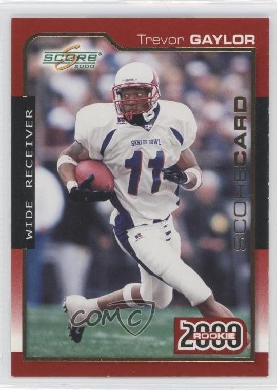 2000 Score 2000 Rookie Scorecard 1328/2000 Trevor Gaylor #323 Rookie RC 0b2