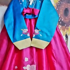 High-Quality Silk Floral Embroidered Hanbok for Women 55-77
