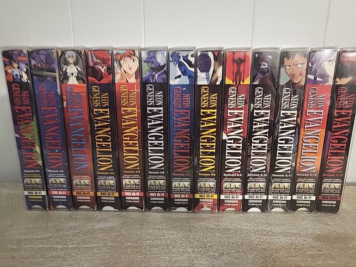 Neon Genesis Evangelion Vhs Set 1-13 English Dubbed | eBay
