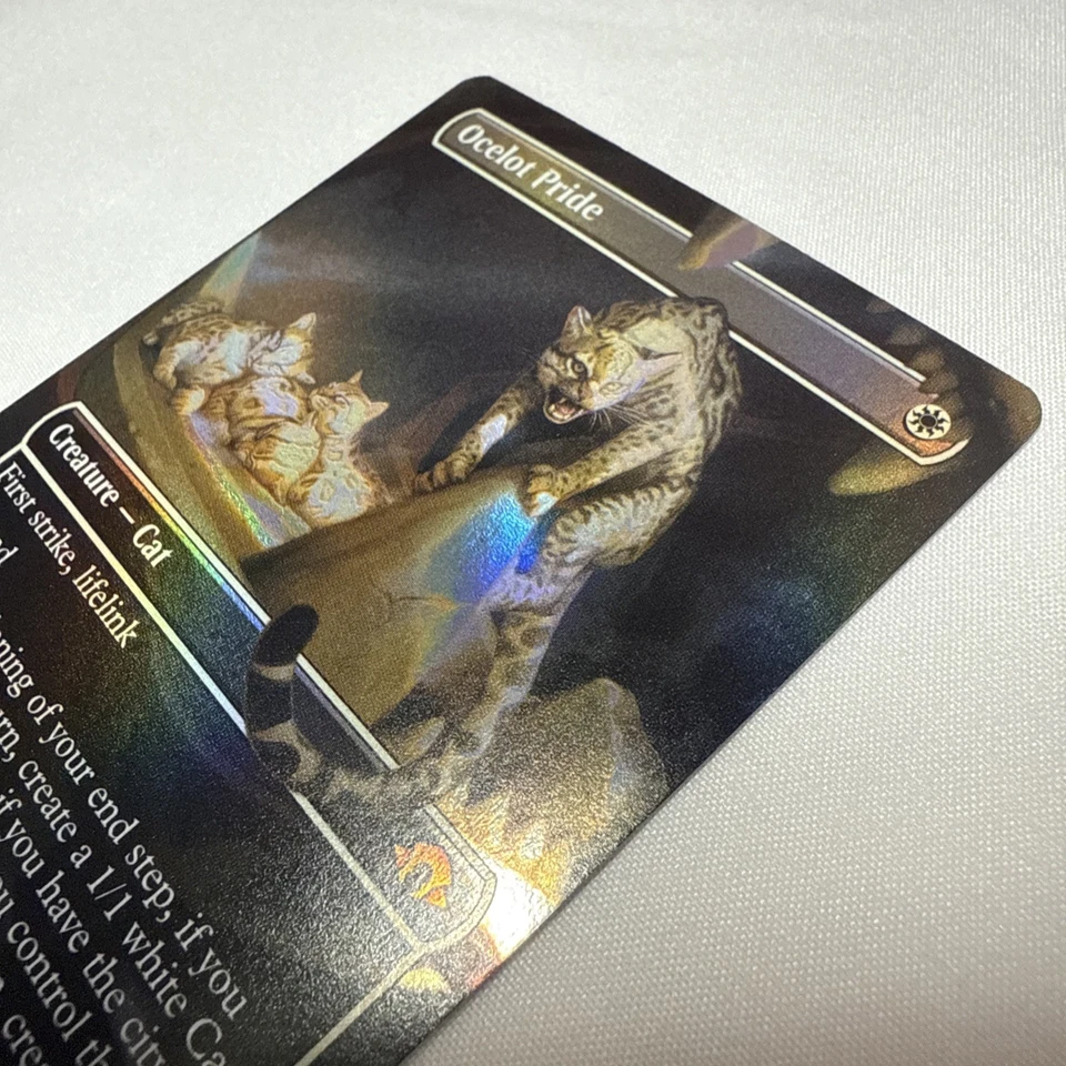 X1 Foil Borderless Ocelot Pride from MH3 - Image 3 of 4