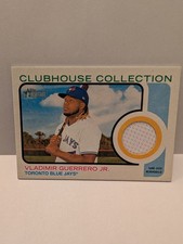 2022 Topps Heritage  Clubhouse Collection Relics Vladimir Guerrero Jr