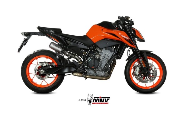 Mivv MK3 Edelstahl Auspuff-EndschalldäMpfer Ktm Duke 890 2023 2024-image