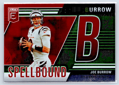 2024 Panini Donruss Elite - Spellbound Joe Burrow #35 Green
