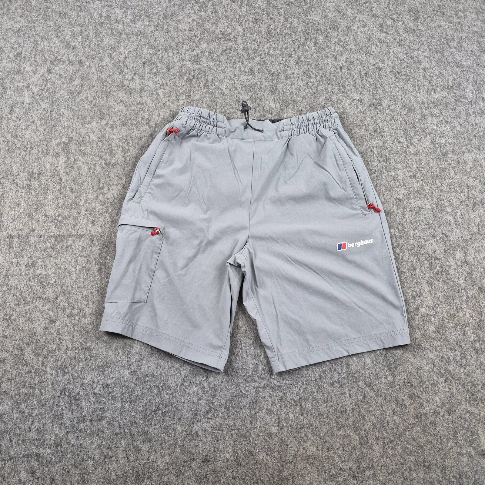 Berghaus Shorts Mens Small Grey Cargo Microfibre Lightweight Hiking Travel
