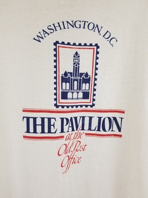 VINTAGE 90' THE PAVILLION AT THE OLD POST OFFICE WHITE SINGLE STITCH T-SHIRT XL