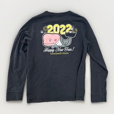 Vineyard Vines Long Sleeve T- Shirt Youth Small New Year 2022