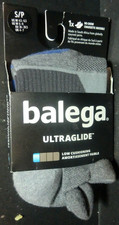 Balega Unisex Ultraglide No Show S/P, Grey Heather Color