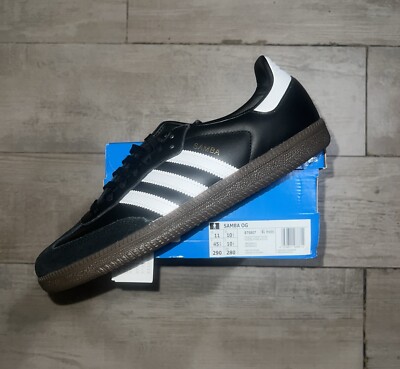 Size 11 Adidas Samba OG Black White Gum B75807 Mens New *SHIPS FAST*  UK