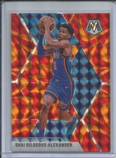 SHAI GILGEOUS-ALEXANDER 2019-20 PANINI MOSAIC REACTIVE ORANGE PRIZM #133