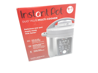 Instant Pot Duo Plus, 6-Quart Whisper Quiet 9-in-1 Electric