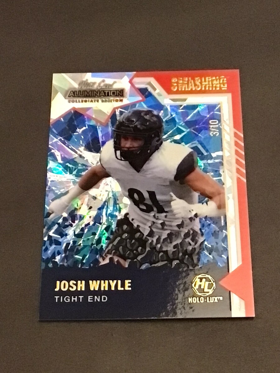 2021 Wild Card Alumination Collegiate Josh Whyle Rookie Smashing