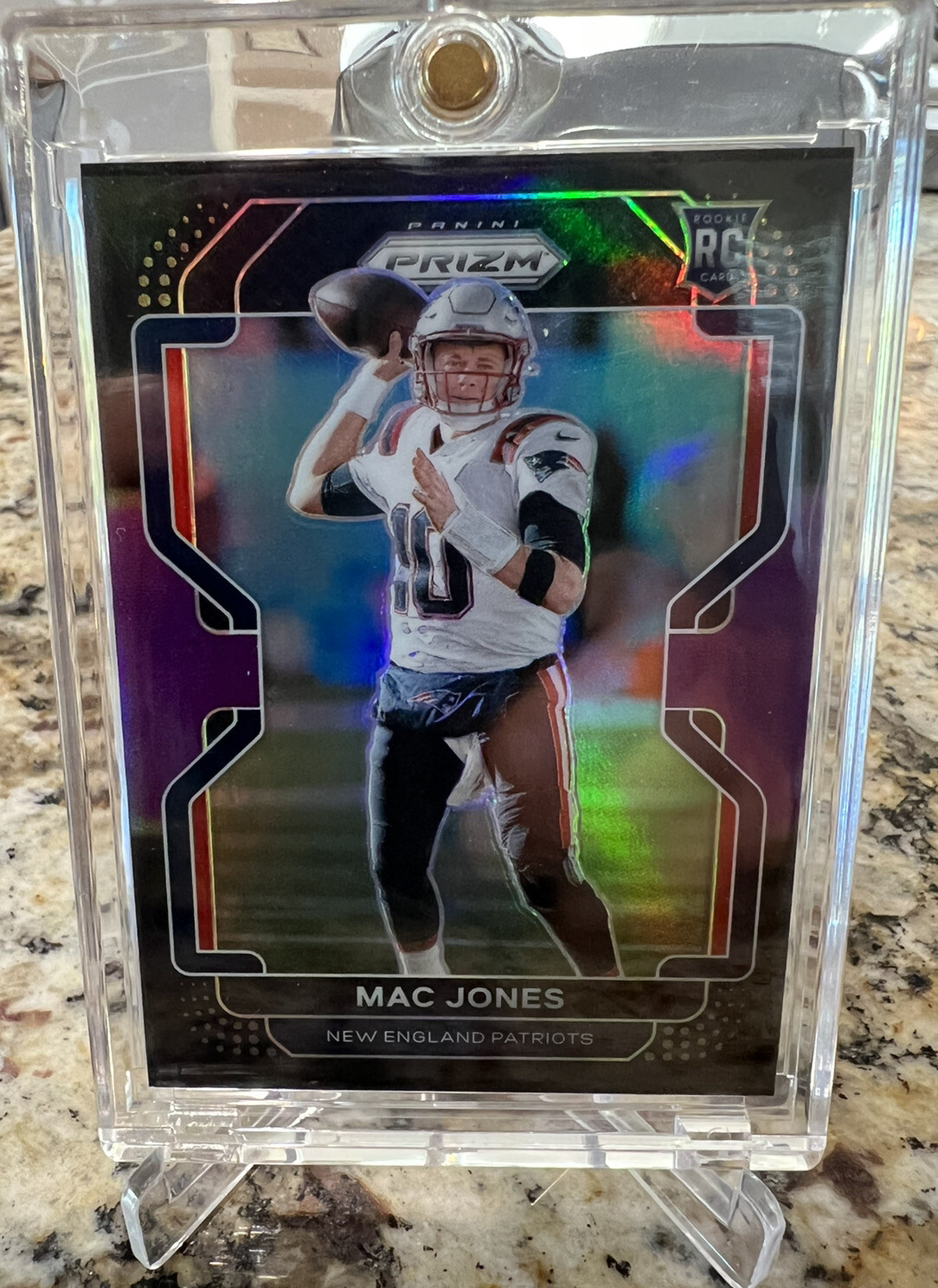 2021 Panini Chronicles Mac Jones Prizm Black PURPLE PB5 /199 Patriots eBay