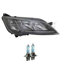 Scheinwerfer Links Schwarz H7/H7 FüR Fiat Ducato Inkl. Osram Lampen