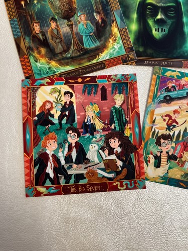 Harry Potter Litjoy Magical 5x5 velvety finish art prints lot of 11 - Picture 5 of 5
