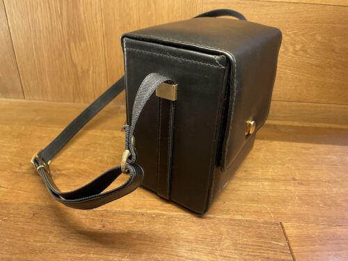 *Near Mint ++* Plaubel Makina 67 Gadget Carry Case Hard Leather From Japan - Bild 2 von 9