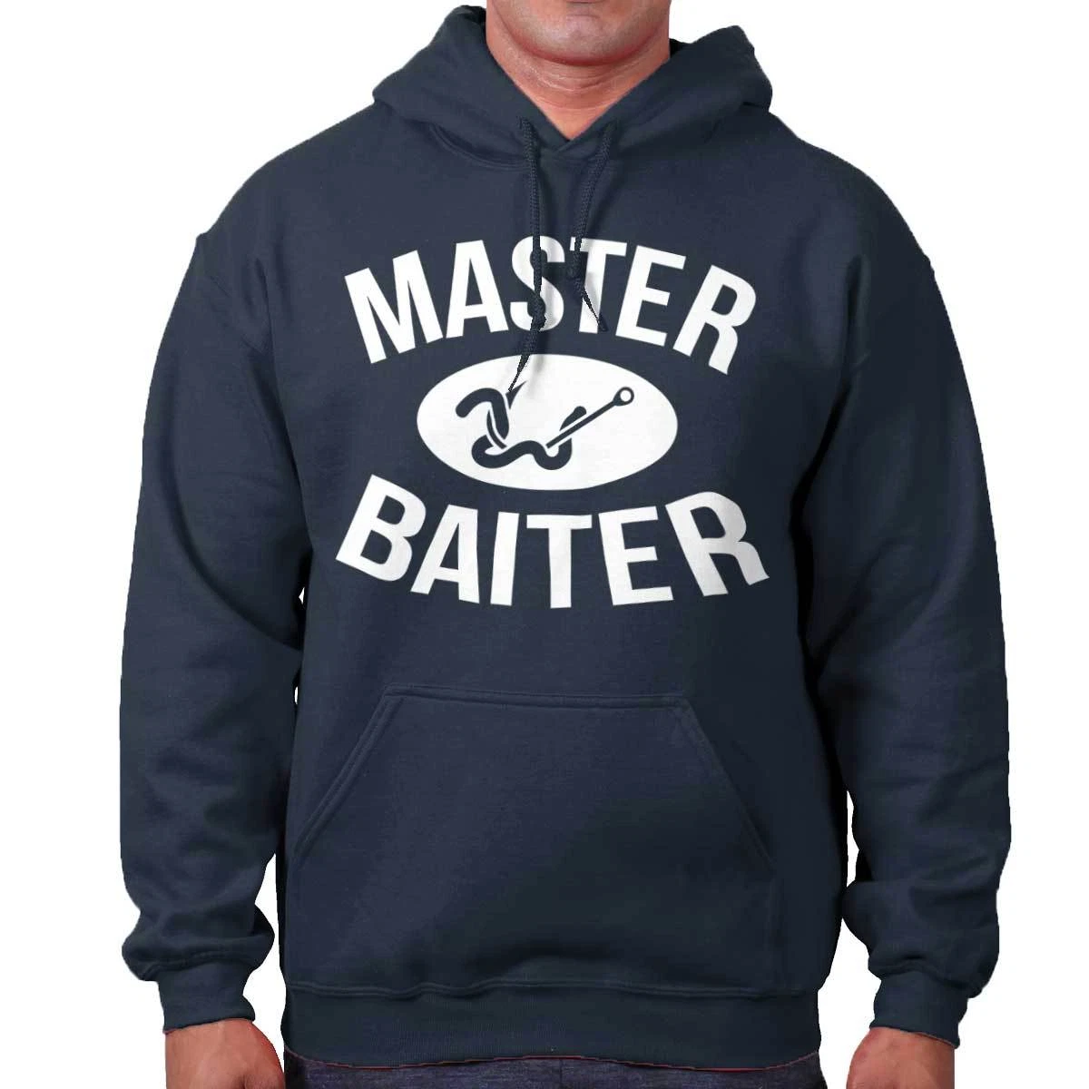 Master Baiter Funny Fisherman Fishing Gift Mens Hooded Sweatshirts Hoodie  Tops