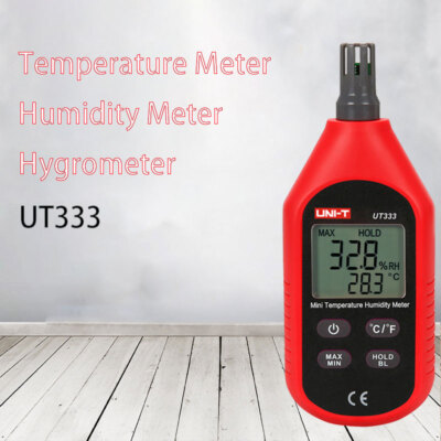 Digital LCD Innen/Außen UT333 Thermometer Luftfeuchtigkeit Temperatur Hygrometer