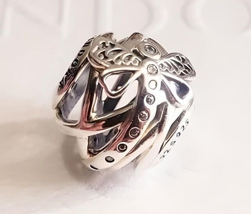 Genuine Pandora Sterling Silver Dreamy Dragonfly Charm 797025CZ Retired - Picture 3 of 7