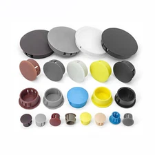 Round Plastic Blanking End Cap Caps Tube Pipe Inserts Plug Bung 22mm - 38mm