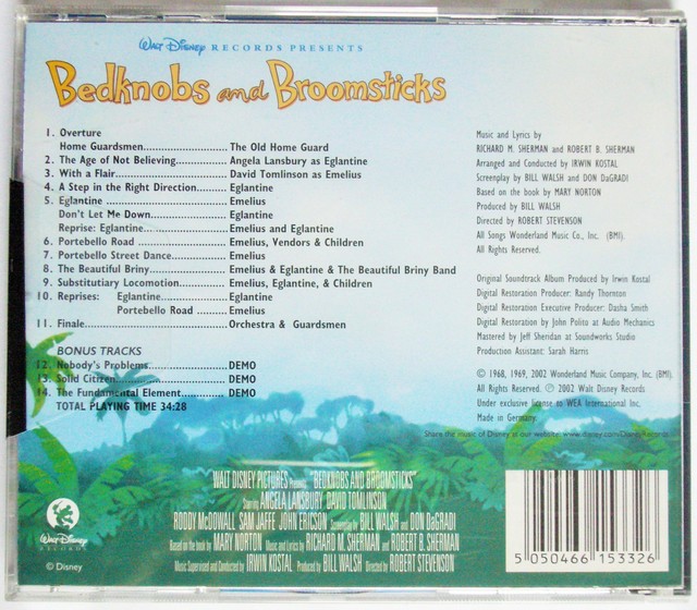 Bedknobs and Broomsticks by Original Soundtrack (CD, 2002) for sale