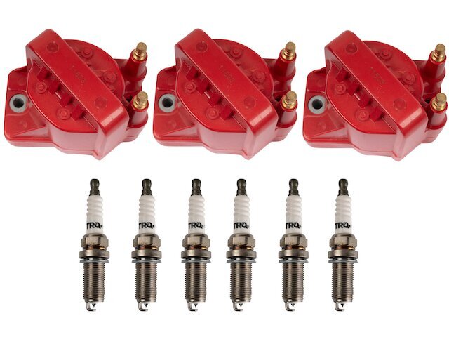 TRQ Ignition Coil and Spark Plug Kit fits Buick Electra 1986-1987 3.8L V6 88HRDK