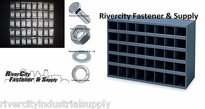  GRADE 5 COARSE THREAD BOLT NUT & WASHER ASSORTMENT - KIT 1496 WITH 40 HOLE BIN