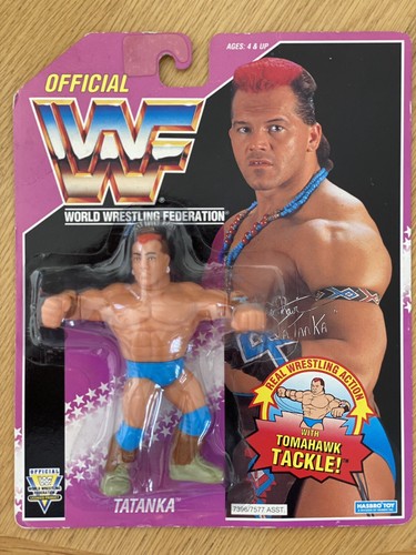WWF Moc TATANKA Purple Card...