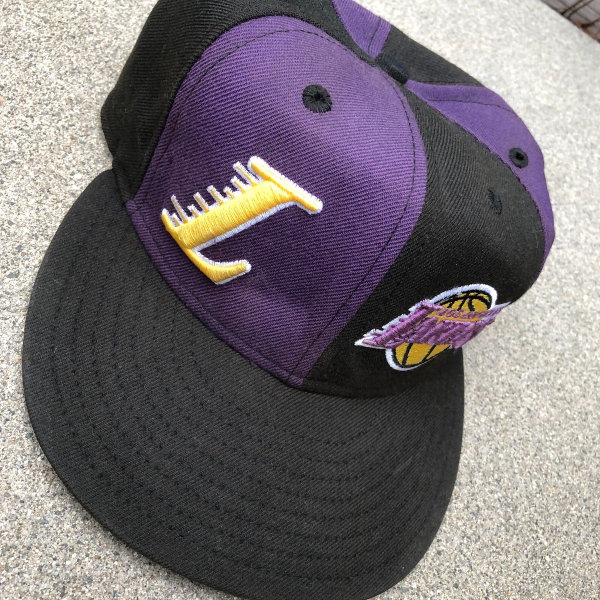 超お宝！Lakers cap American needle vintage AMERICAN needle（アメリカンニードル） キャップ BALLPARK CAP 横浜