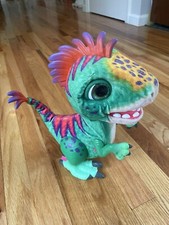 FurReal BABY DINO Dinosaur Munchin Rex Dino interactive Electronic Toy Tested 12