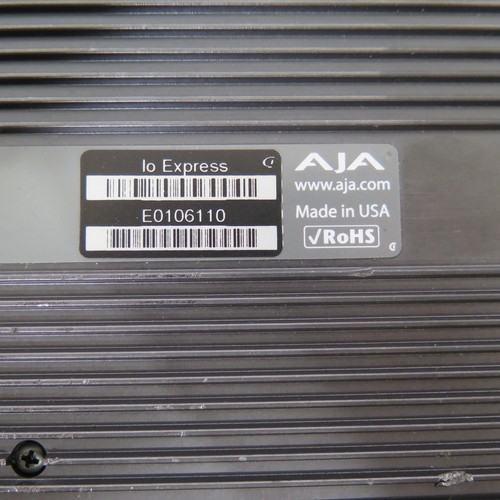 R193591 AJA Video Systems iO Express System - Needs Power Adapter - Picture 4 of 4