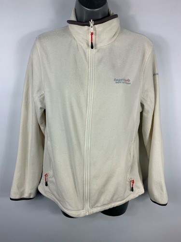WOMENS REGATTA CREAM ZIP UP LONG SLEEVE 