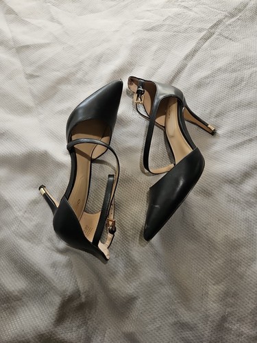 ALDO Shoes Womens US Size 8.5 Vetrano Stiletto Ankle Strap High Heel Nude Bone - Picture 8 of 12