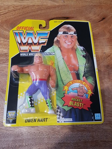 Vintage Owen Hart WWF Hasbro MOC Carded Figure ...