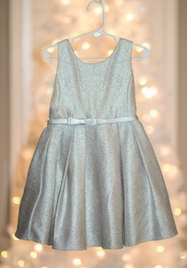 silver christmas dress