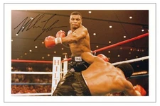 MIKE TYSON BOXING SIGNED AUTOGRAPH PHOTO PRINT 