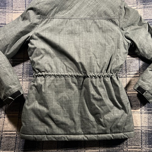 Chaqueta Vans Mujer Pequeña Gris Con Capucha Invierno Parka Snowboard Patín Calidez - Imagen 11 de 11