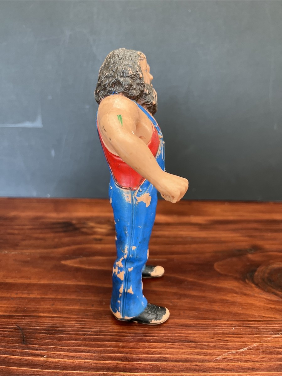 Hillbilly Jim Action Figure Rubbery Toy Titan Sports 1984