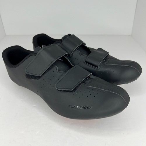 Bontrager Mens 5251272 Solstice Black Road Strap Size 14 Cycling Cleats Shoes - Picture 2 of 11