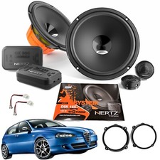 Kit Casse Altoparlanti Hertz Dsk 165.3 Anteriori o Posteriori per Alfa Romeo 147