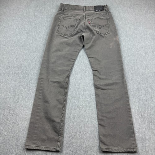 Levis 511 Pants Youth Boys 18 Reg 29X29 Gray Stretch Slim Straight Leg Denim - Picture 15 of 15